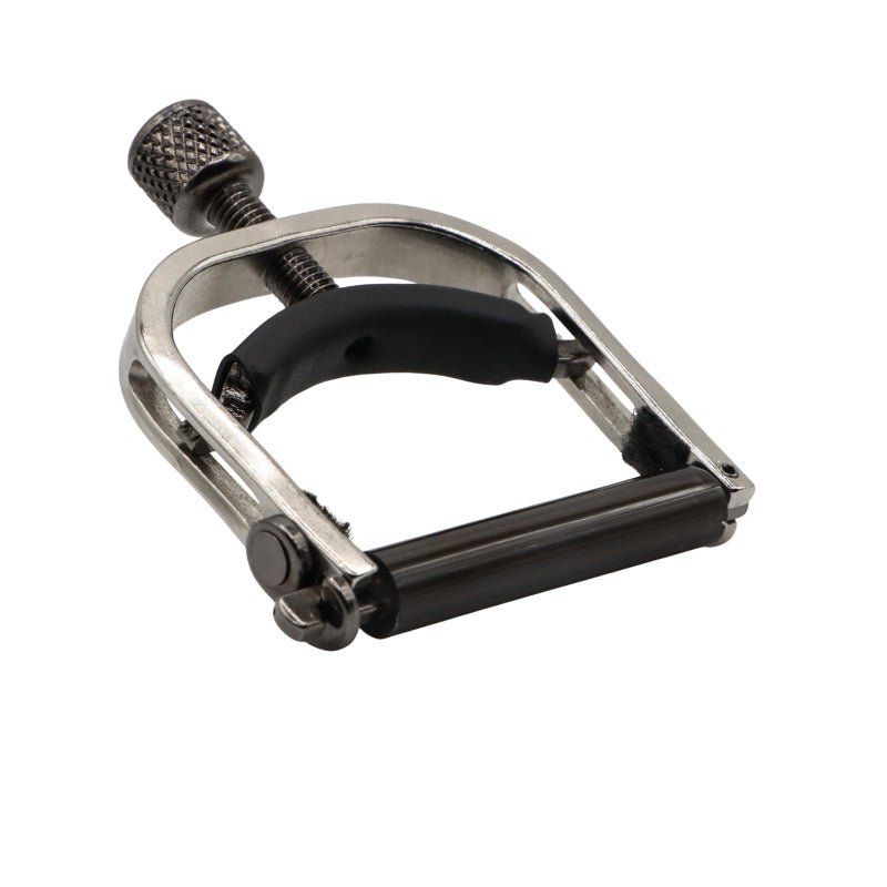 PAIGE Banjo, Mandolin & Ukulele Capo â€“ Nickel-Plated Steel, Handcrafted in USA â€“ Adjustable Center Tension for Clean Sound (Capo- Paige) - Image 1